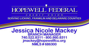 Jessica Mackey business card